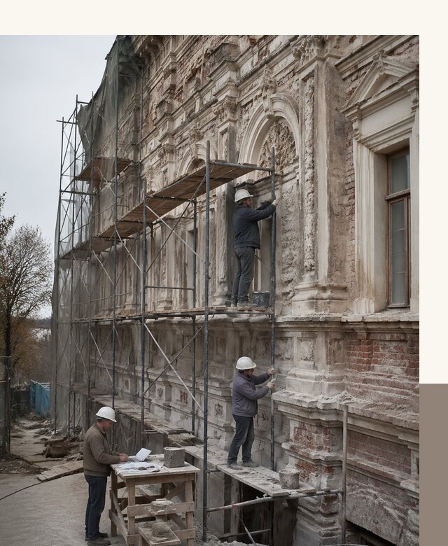 Реставрация объектов культурного наследия под ключ в Урюпинске